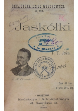 Jaskółki, 1900r.