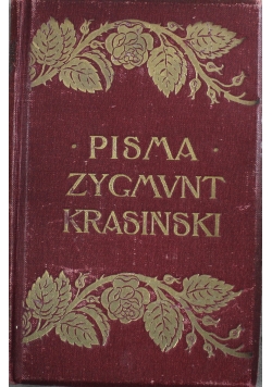 Pisma Zygmunta Krasińskiego Tom V 1904 r.