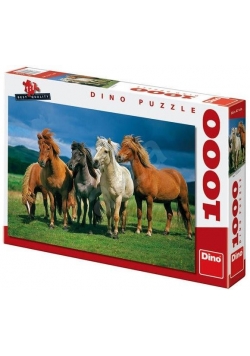 Puzzle 1000 Konie Islandzkie DINO