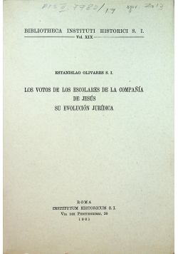 Los votos de los escolares de la compania de Jesus