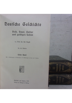 Heyak Deutsche Geschichte, zestaw 3 książek