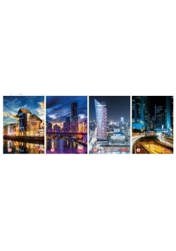 Brulion B5/120K kratka City Lights (5szt)