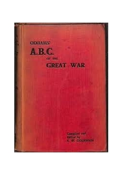 Odhams A.B.C. of the Great War,  1919 r.