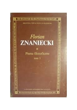 Pisma filozoficzne, tom I
