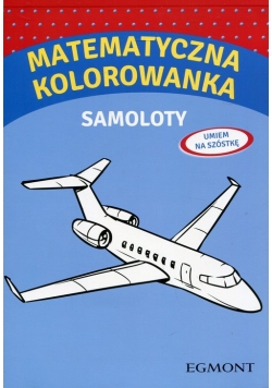 Matematyczna kolorowanka Samoloty