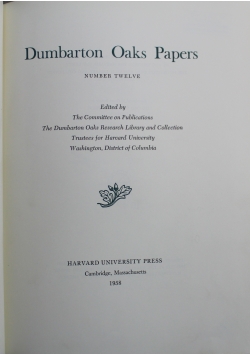 Dumbarton Oaks Papers