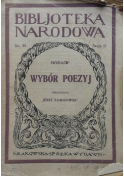 Wybór poezyj, 1923 r.