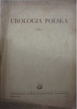 Urologia Polska, tom X