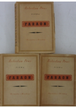 Faraon - Tom I - III , 1949 r.