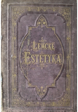 Estetyka tom I 1874 r.