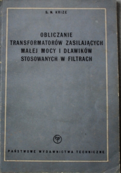 Obliczanie transformatorów zasilających