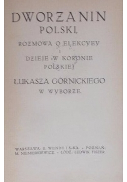Dworzanin polski 1914 r.