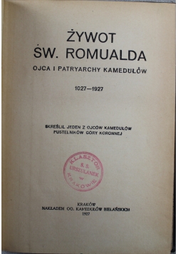 Żywot Św Romualda 1927r