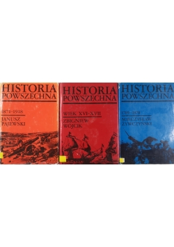 Historia powszechna 3 książki