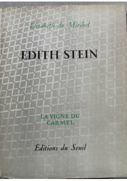 Edith Stein 1891 1942
