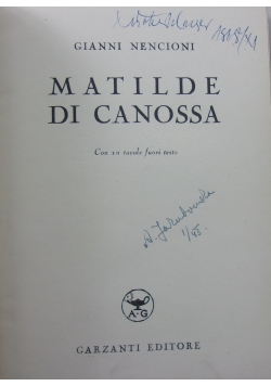 Matilde Di Canossa ,1940 r.