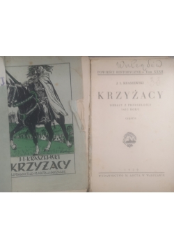 Krzyżacy,zestaw dwóch tomów,1929r.