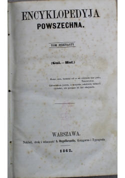 Encyklopedyja powszechna tom 11 1862 r.