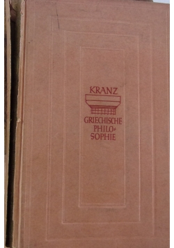 Dir Griechische Philosophie, 1941 r.
