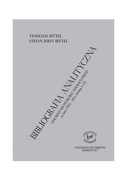 Bibliografia analityczna +dedykacja Rittel