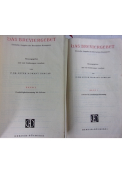 Das Brevier Gebet, B.I-II,1964 r.