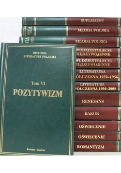 Historia literatury Polskiej 12 tomów plus suplement
