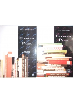 Elementy Prawa,zestaw 2 książek