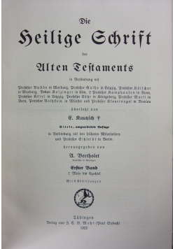 Seilige Schrift,1922r.