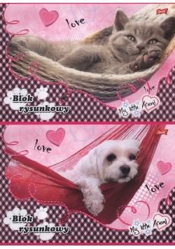 Blok rysunkowy A4 20 kartek My Little Friend 10 sztuk mix