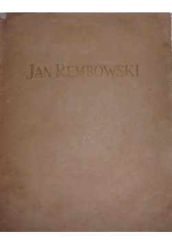 Jan Rembowski, 1924r.