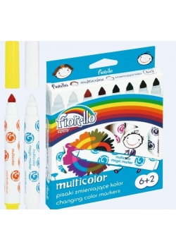Pisaki Multicolor 6+2 kolory FIORELLO