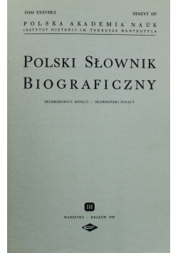 Polski Słownik Biograficzny Zeszyt 157