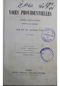 Les Voies Providentielles 1860 r.