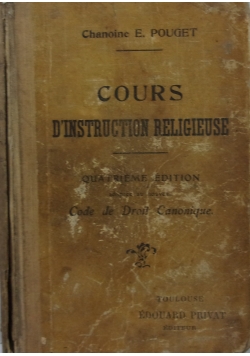 D'instruction religieuse, 1923 r.