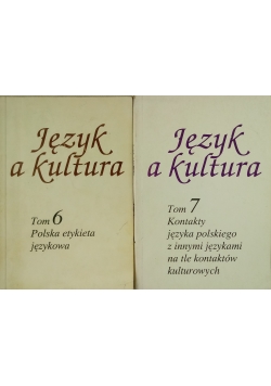 Język a kultura, zestaw 2 książek
