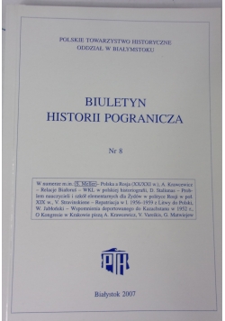 Biuletyn historii pogranicza nr.8