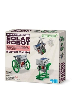 Green Science - Mini Robot solarny 3w1