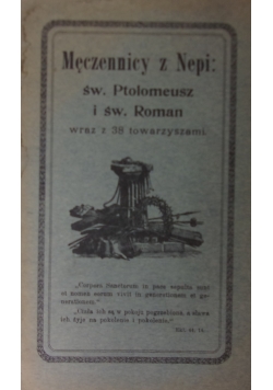 Męczennicy z Nepi, 1914r.