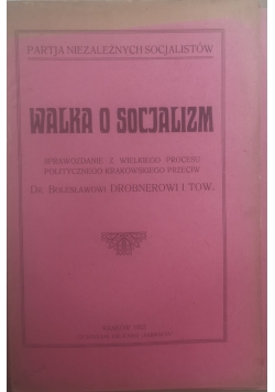 Walka o socjalizm 1923 r.