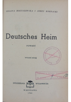 Deutsches Heim, 1946r