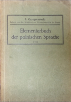 Elmentarbuch der polnischen Sprache