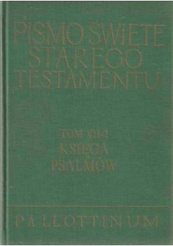Pismo Święte Starego Testamentu Tom  VII- 2