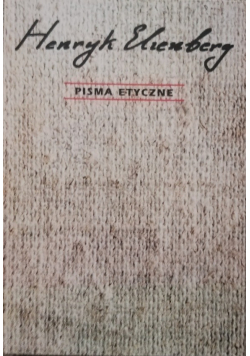 Elzenberg Pisma etyczne
