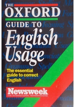 The oxford guide to english usage