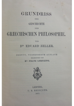Grundriss der Geschichte ,1911 r.