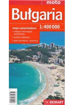 Bułgaria - mapa samochodowa 1:400 000
