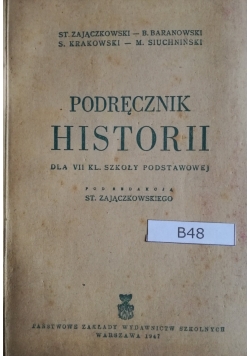 Podręcznik historii, 1947r.