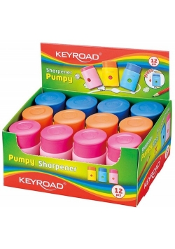 Temperówka KEYROAD Pumpy Display 12 sztuk mix