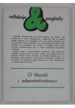 O filozofii i odpowiedzialności