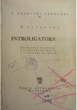 Introligatorstwo ,1948 r.